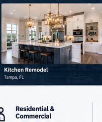 Illustrative kitchen remodeling example